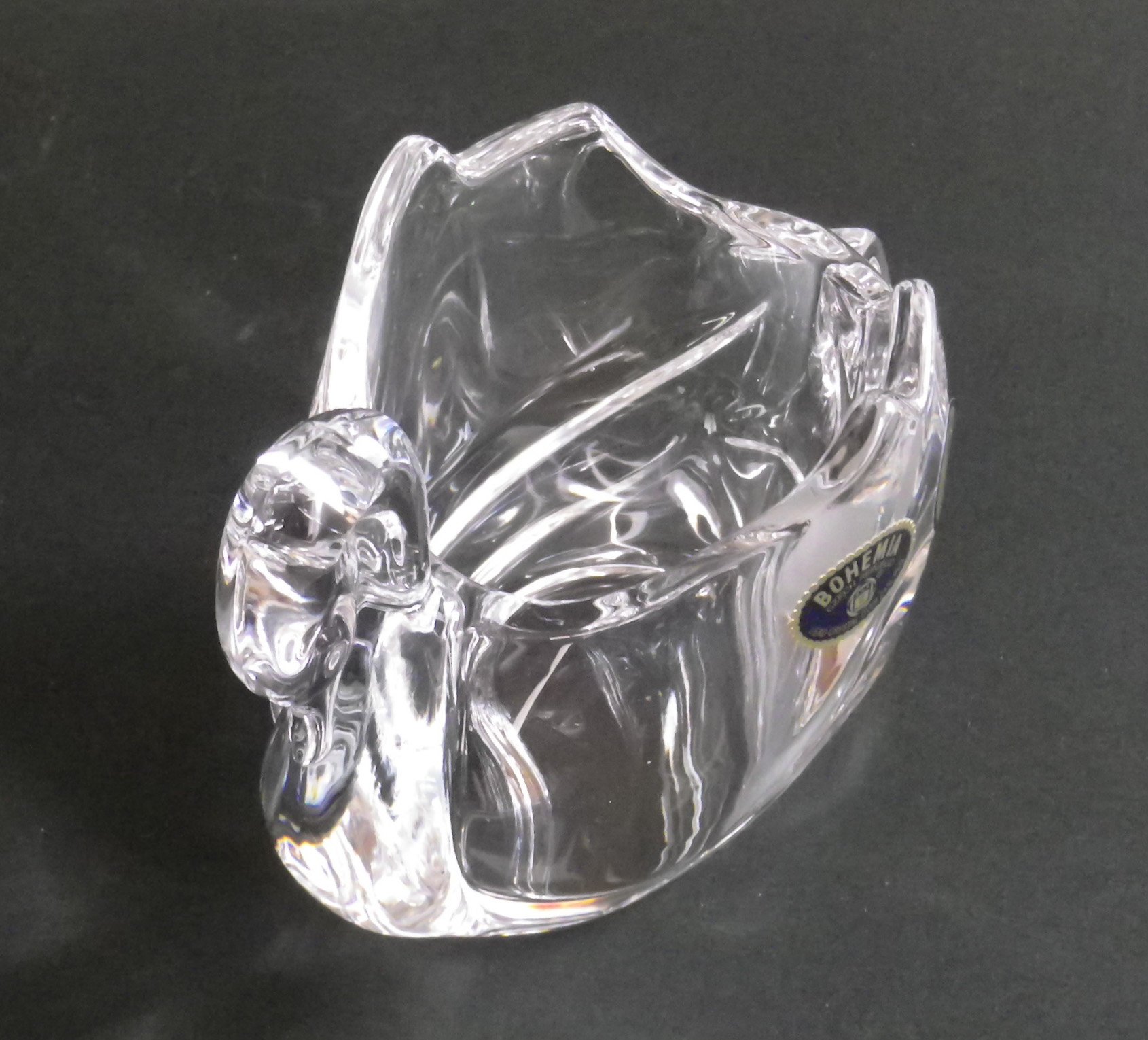 Amazon.co.jp: ボヘミアングラス スワン 小物入れ : ホーム＆キッチン